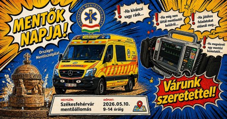 Programok a Mentők napján a székesfehérvári mentőállomáson